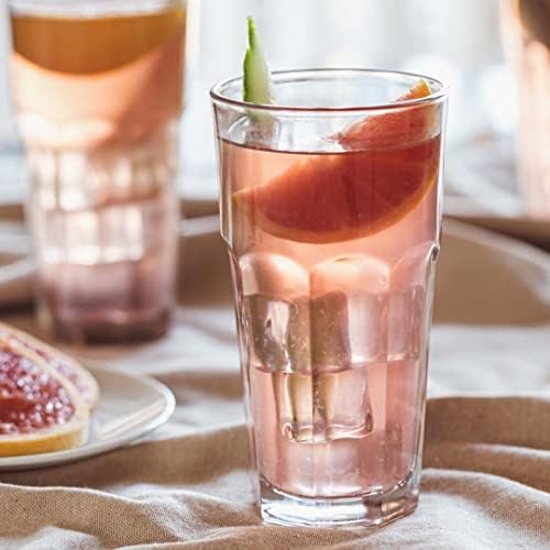 Libbey | Tall Cooler Dura Tuff Glass | 15256 | Set of 12 Pieces | 473 ml |Transparent